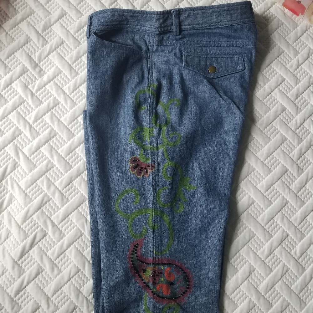 Dana Buchman Wearable Art Jeans {Sz 12}